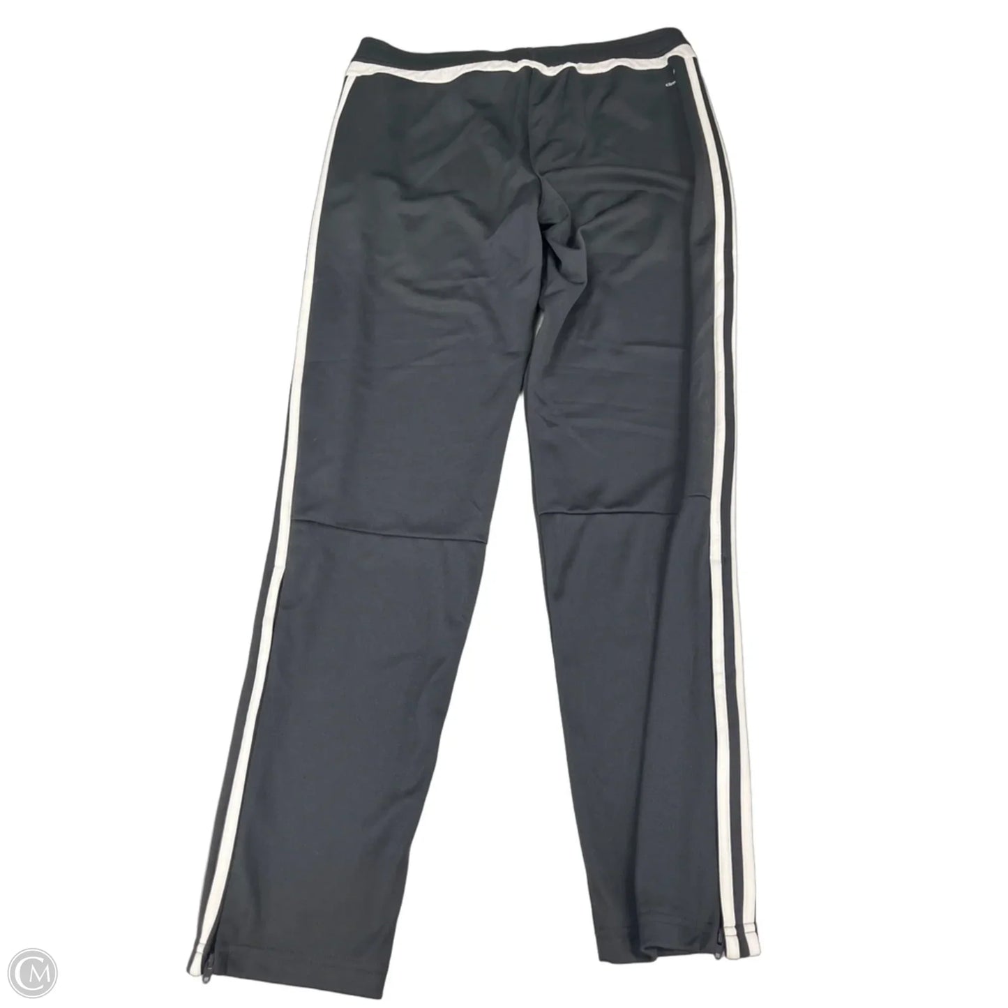 Athletic Pants By Adidas In Grey & White, Size: L