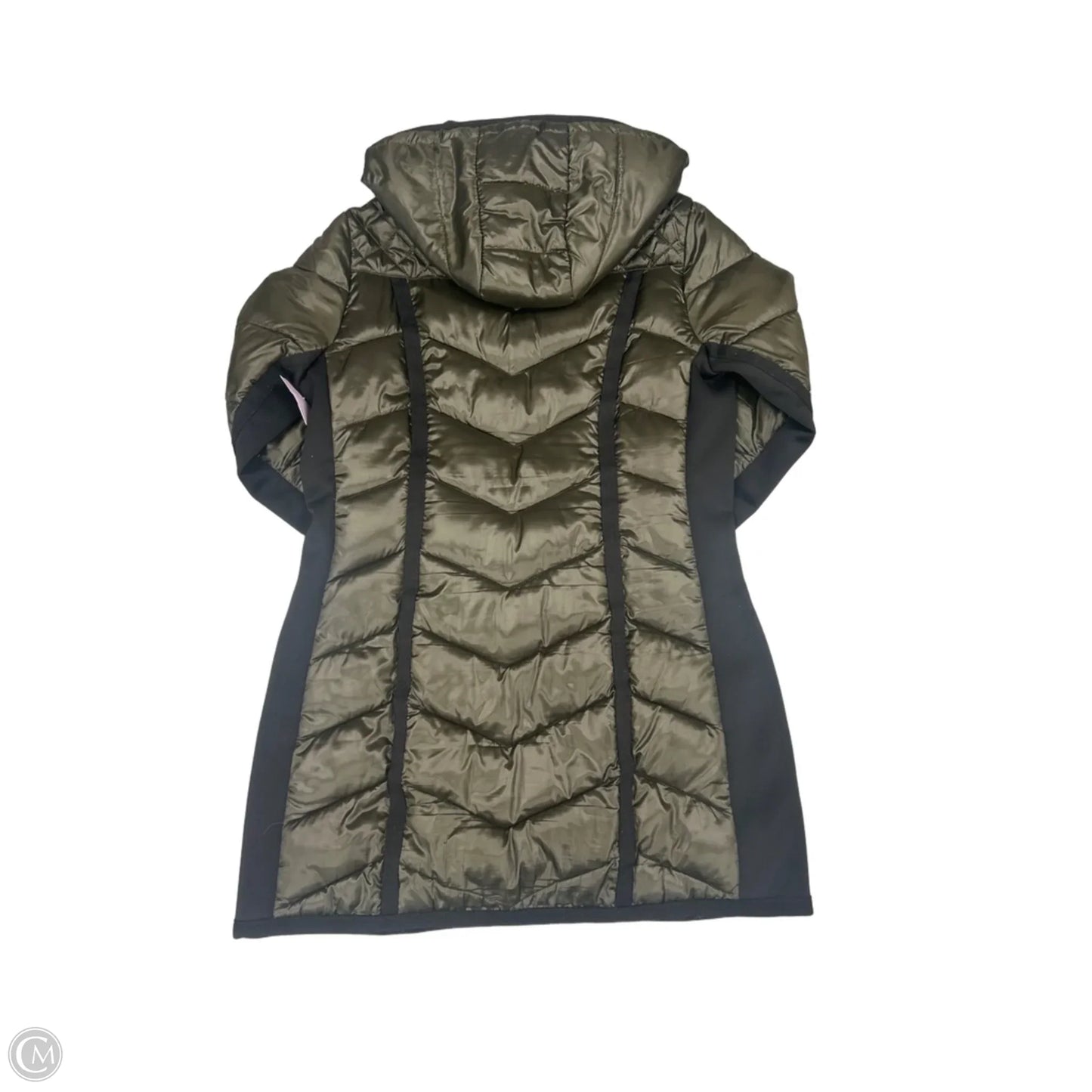 Jacket Puffer & Quilted By Guess In Green, Size: S