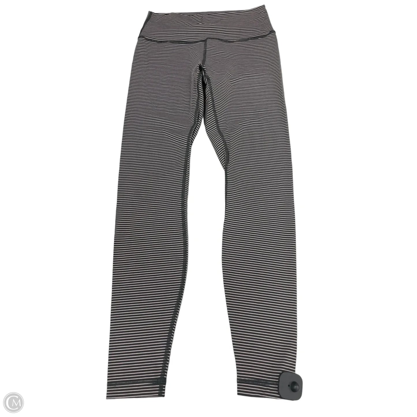 Athletic Leggings By Lululemon In Black & Cream, Size: 8