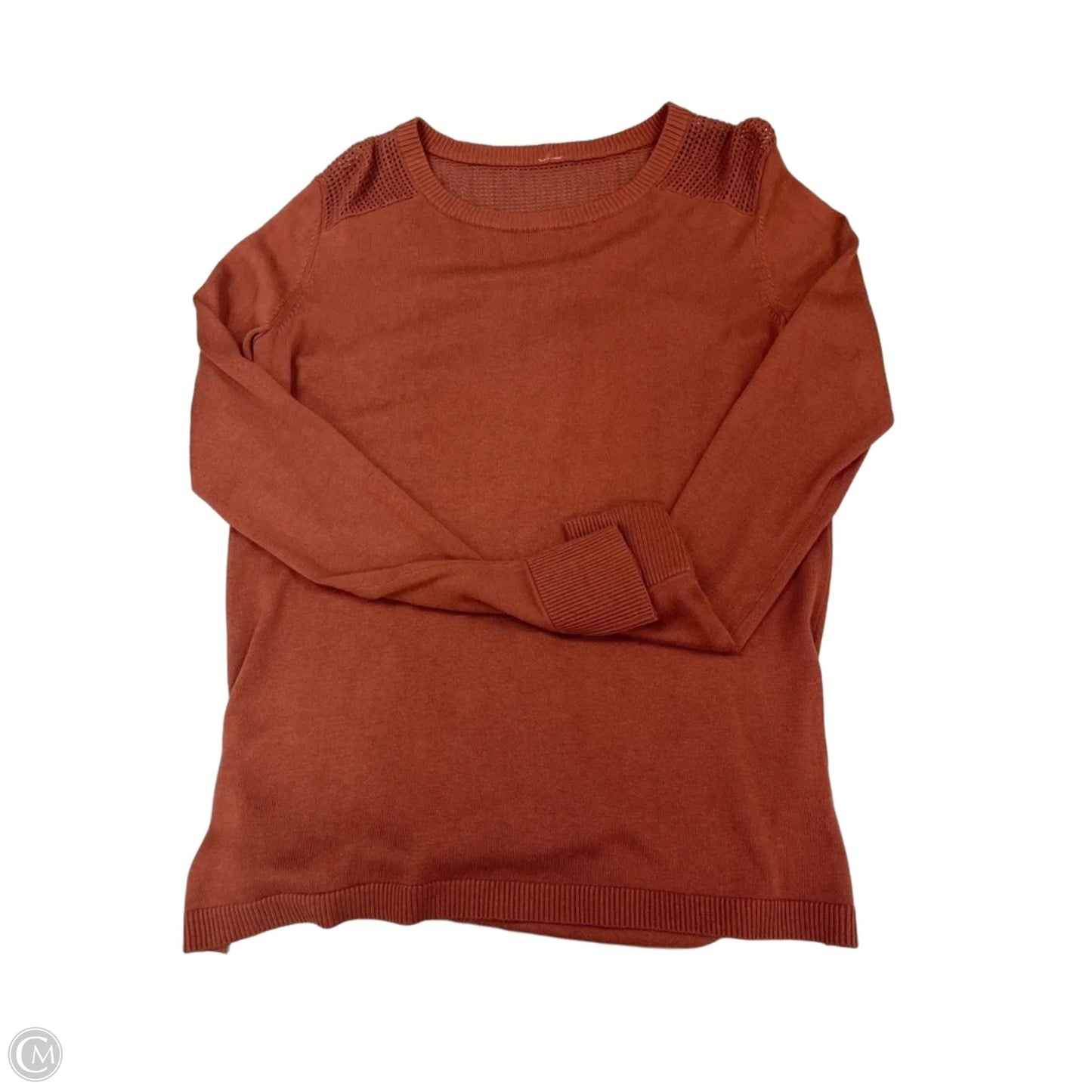 Top Long Sleeve By Lululemon In Orange, Size: M