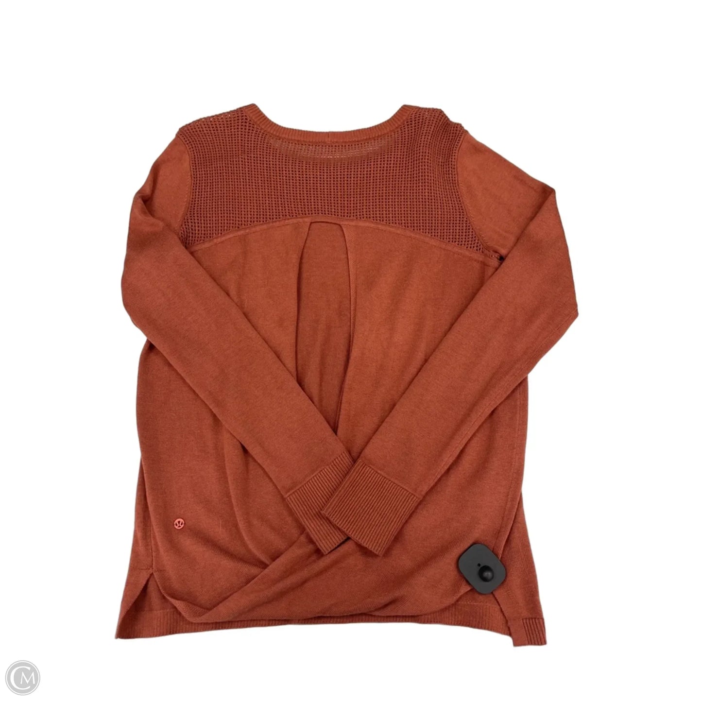 Top Long Sleeve By Lululemon In Orange, Size: M