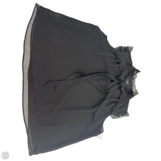 Top Sleeveless By Ann Taylor In Black, Size: Xl