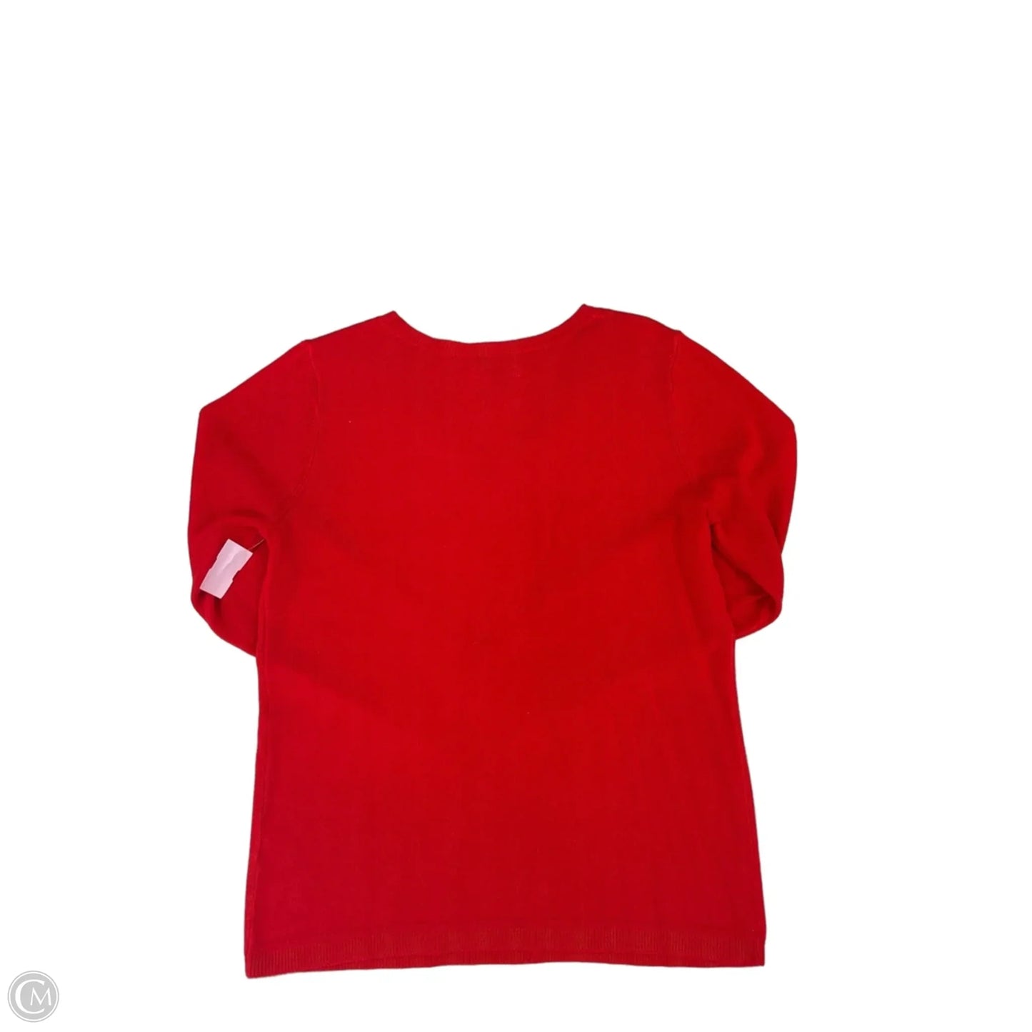 Top Long Sleeve By Croft And Barrow In Red, Size: L