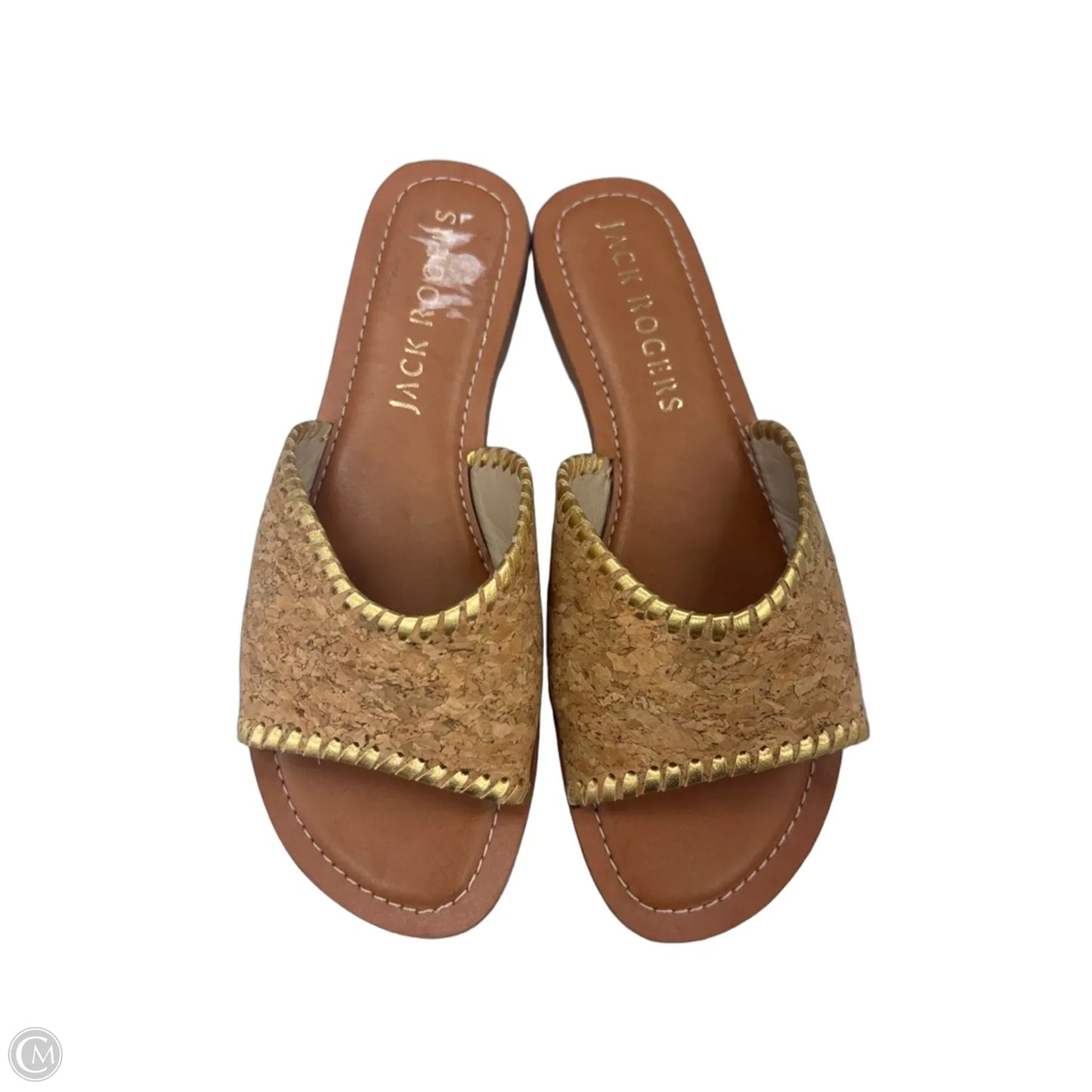 Sandals Flats By Jack Rogers In Tan, Size: 7
