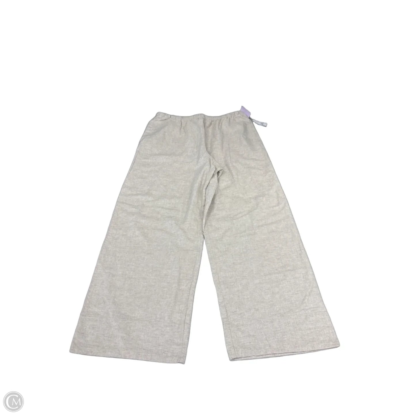 Pants Wide Leg By Gap In Cream, Size: Mp
