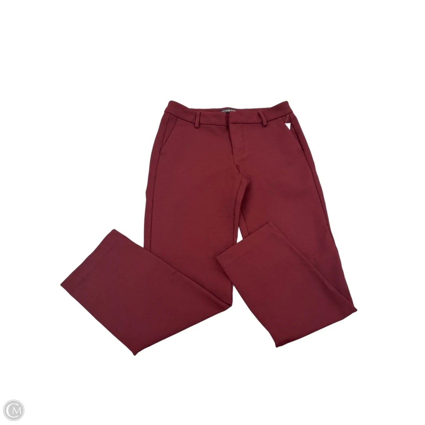 Pants Dress By Liverpool In Red, Size: 4