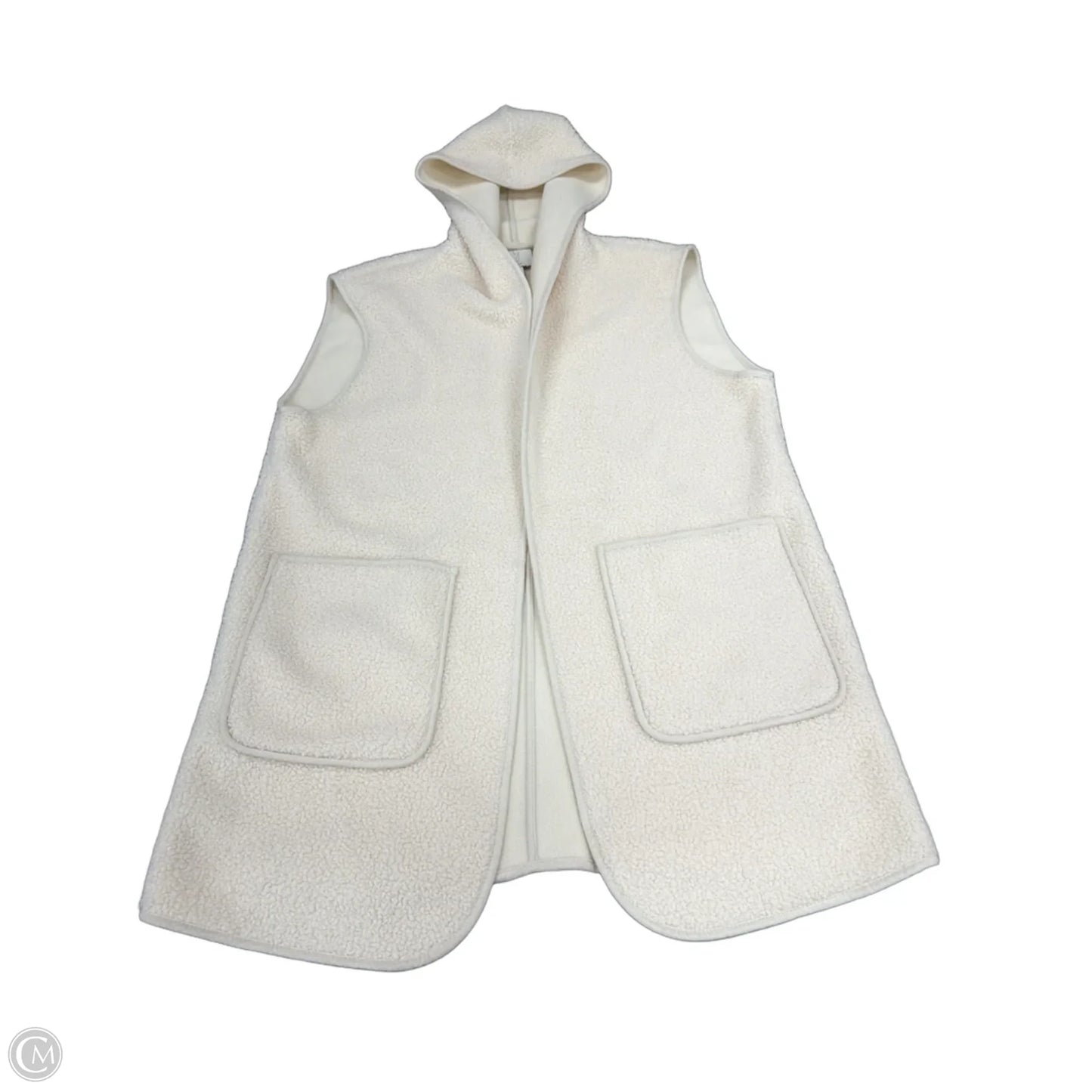 Vest Faux Fur & Sherpa By Joie In Cream, Size: L