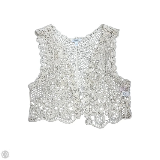Top Sleeveless By Dressbarn In Cream, Size: 2x