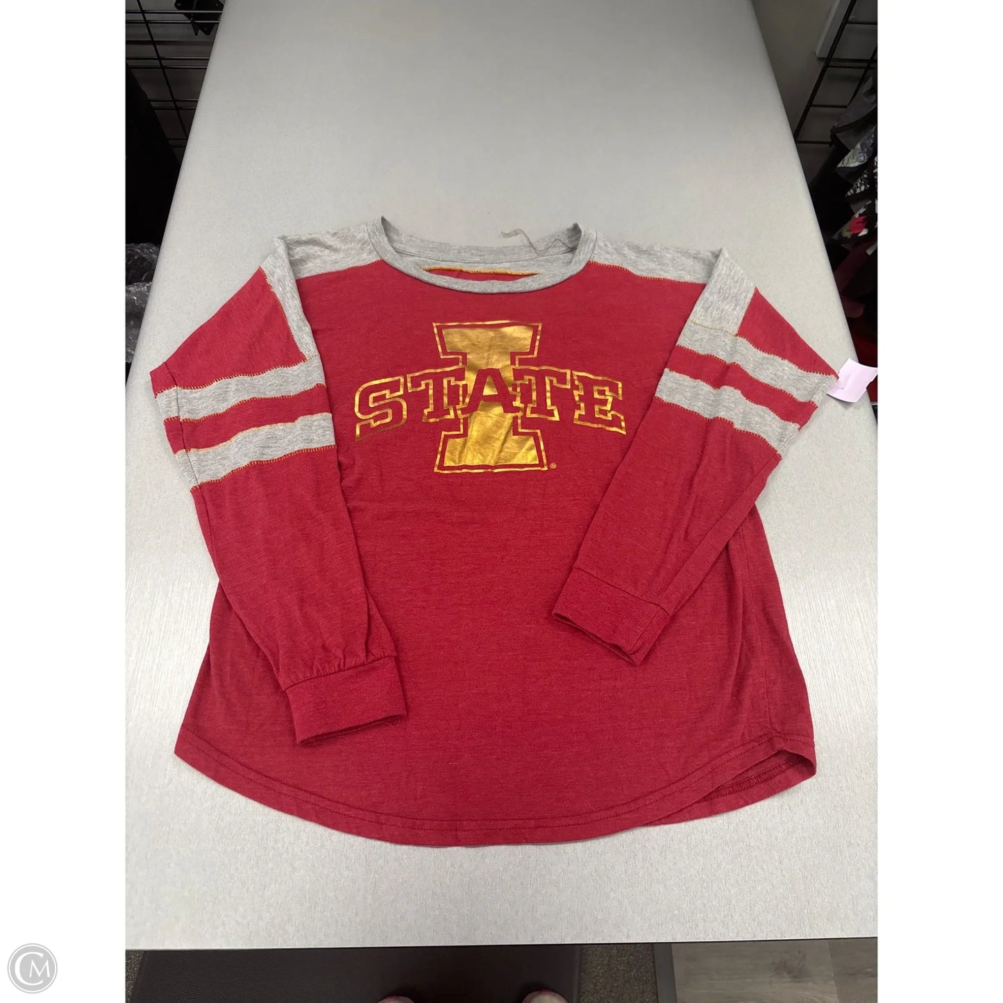 Top Long Sleeve By Colosseum In Red, Size: M