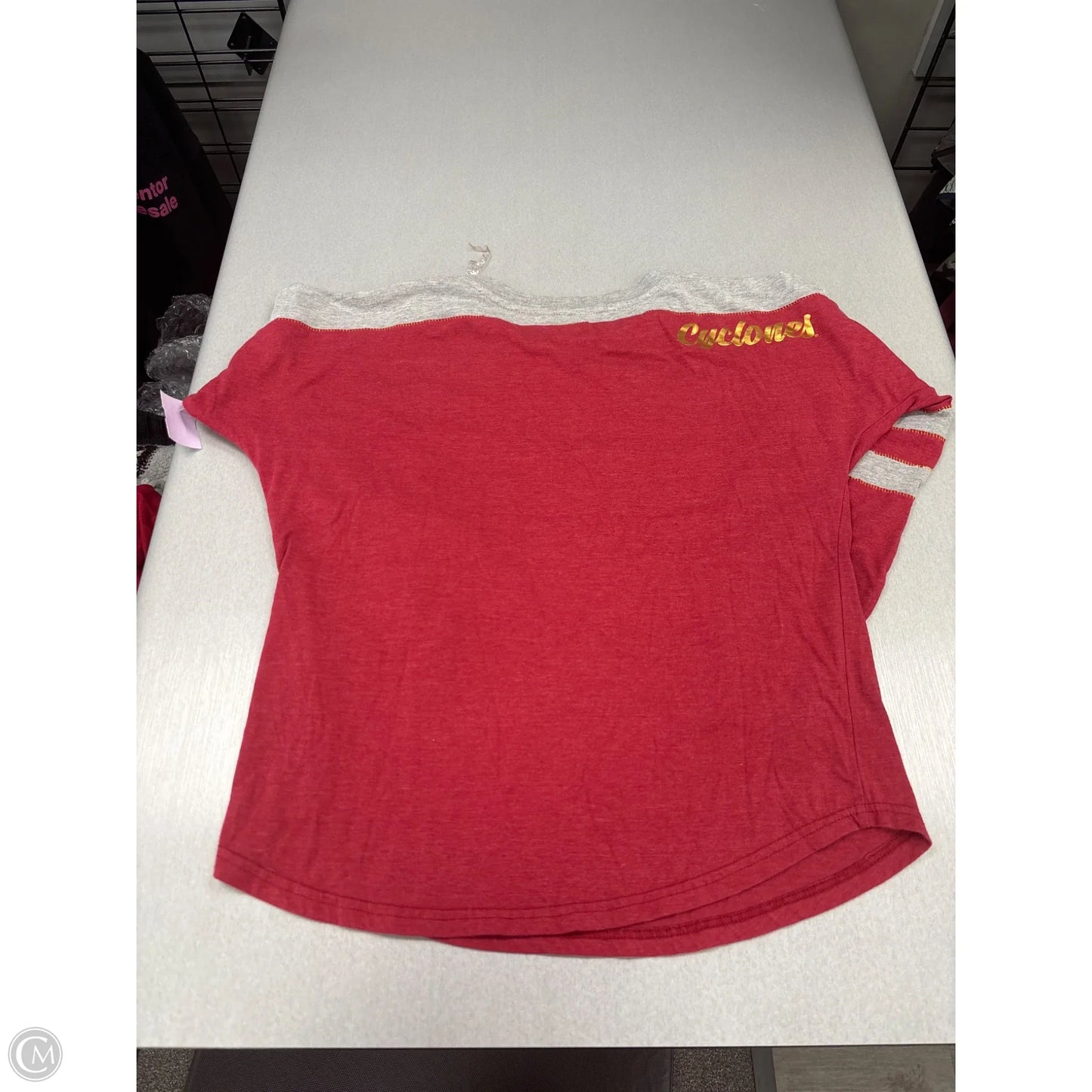 Top Long Sleeve By Colosseum In Red, Size: M