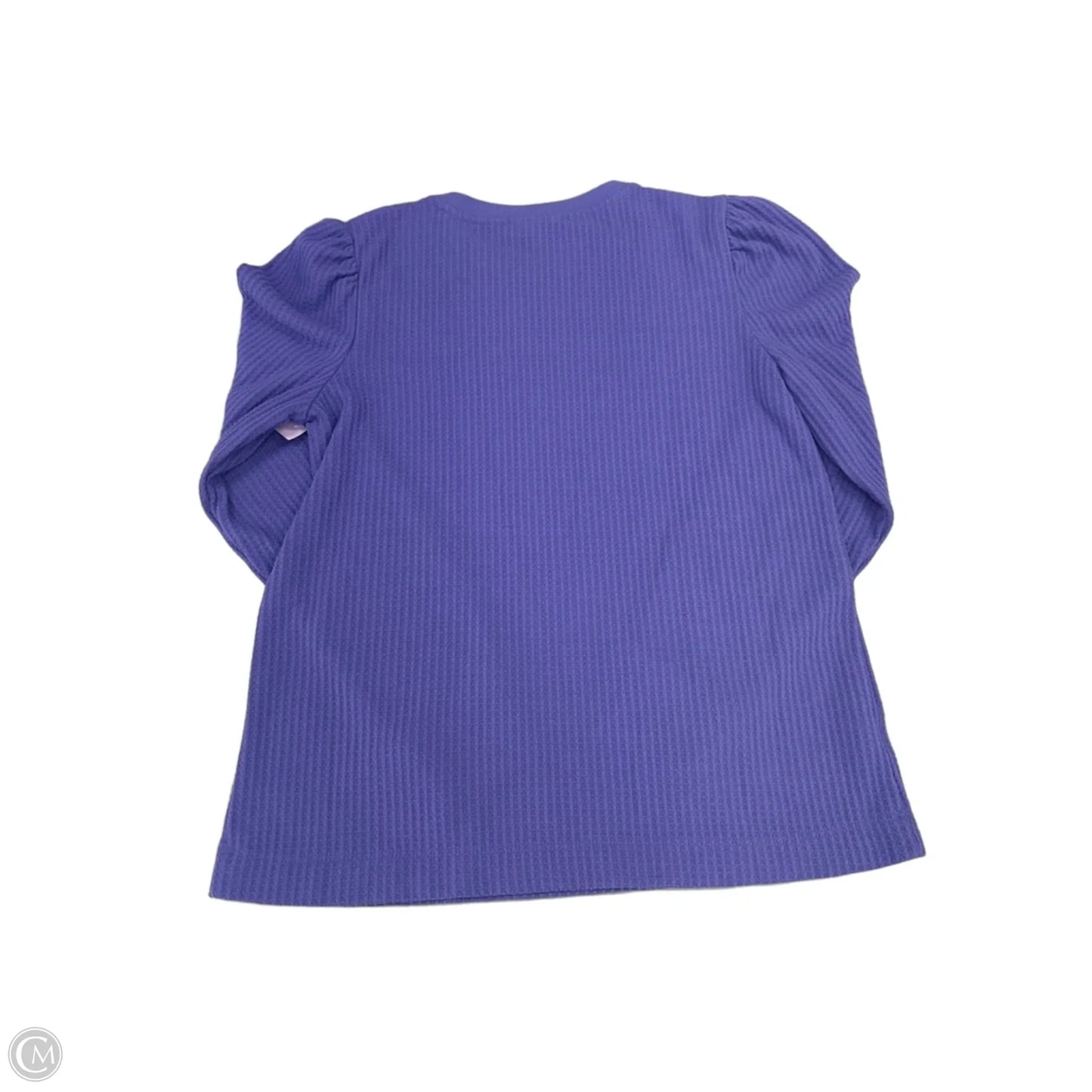 Top Long Sleeve By Loft In Purple, Size: M