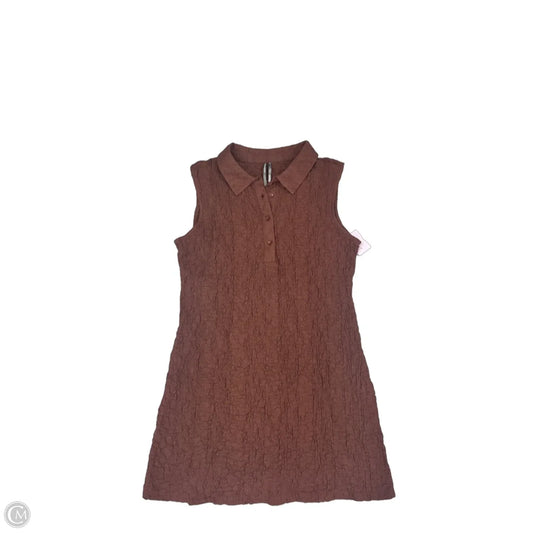 Dress Casual Short By Anthropologie In Brown, Size: M