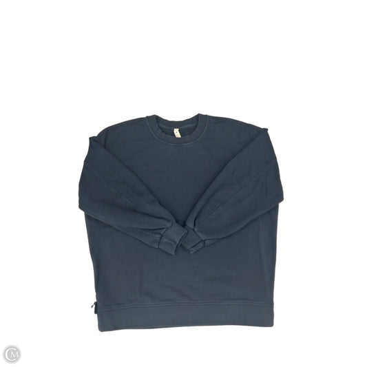 Sweatshirt Crewneck By Lululemon In Navy, Size: 8