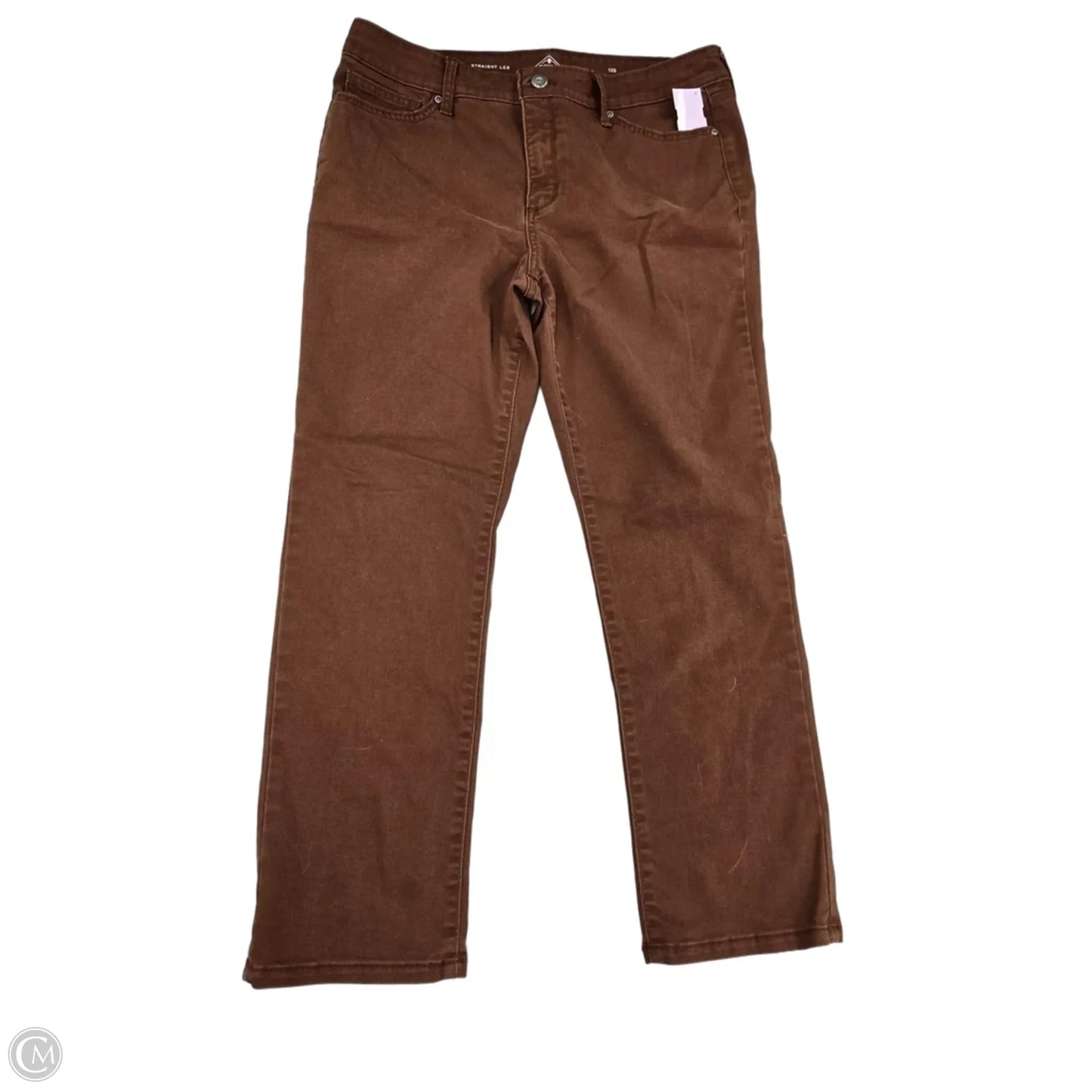 Pants Chinos & Khakis By St Johns Bay In Brown Denim, Size: 12