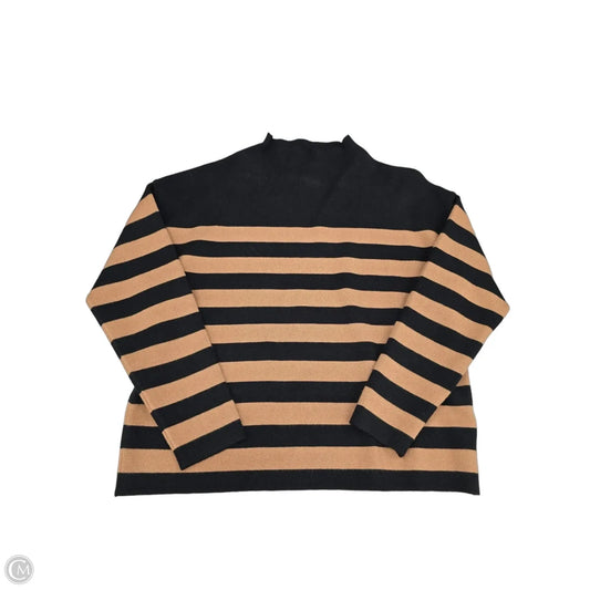 Sweater By Nicole By Nicole Miller In Black & Brown, Size: L