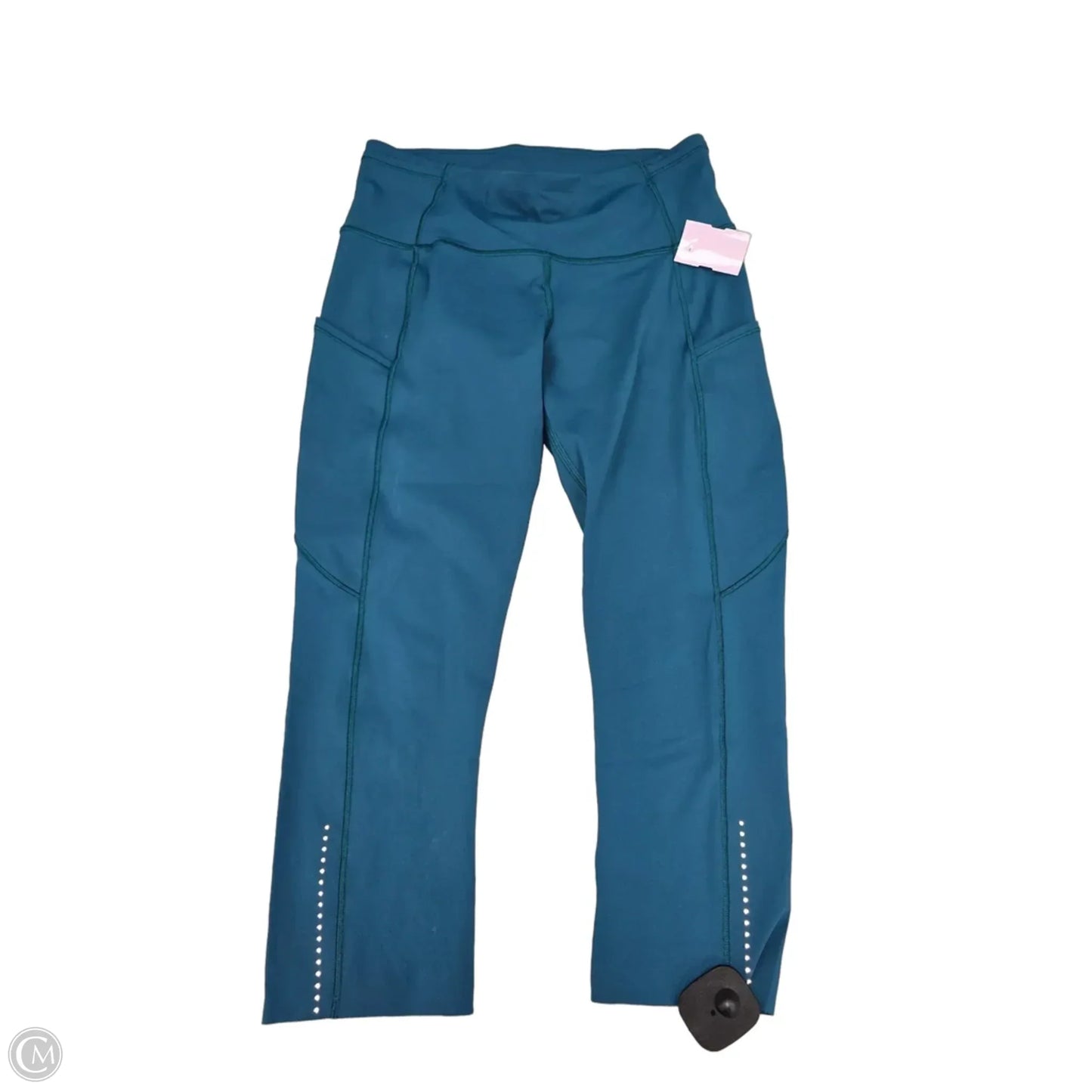 Athletic Capris By Lululemon In Teal, Size: 6