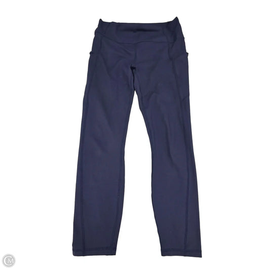 Athletic Leggings By Fabletics In Navy, Size: M