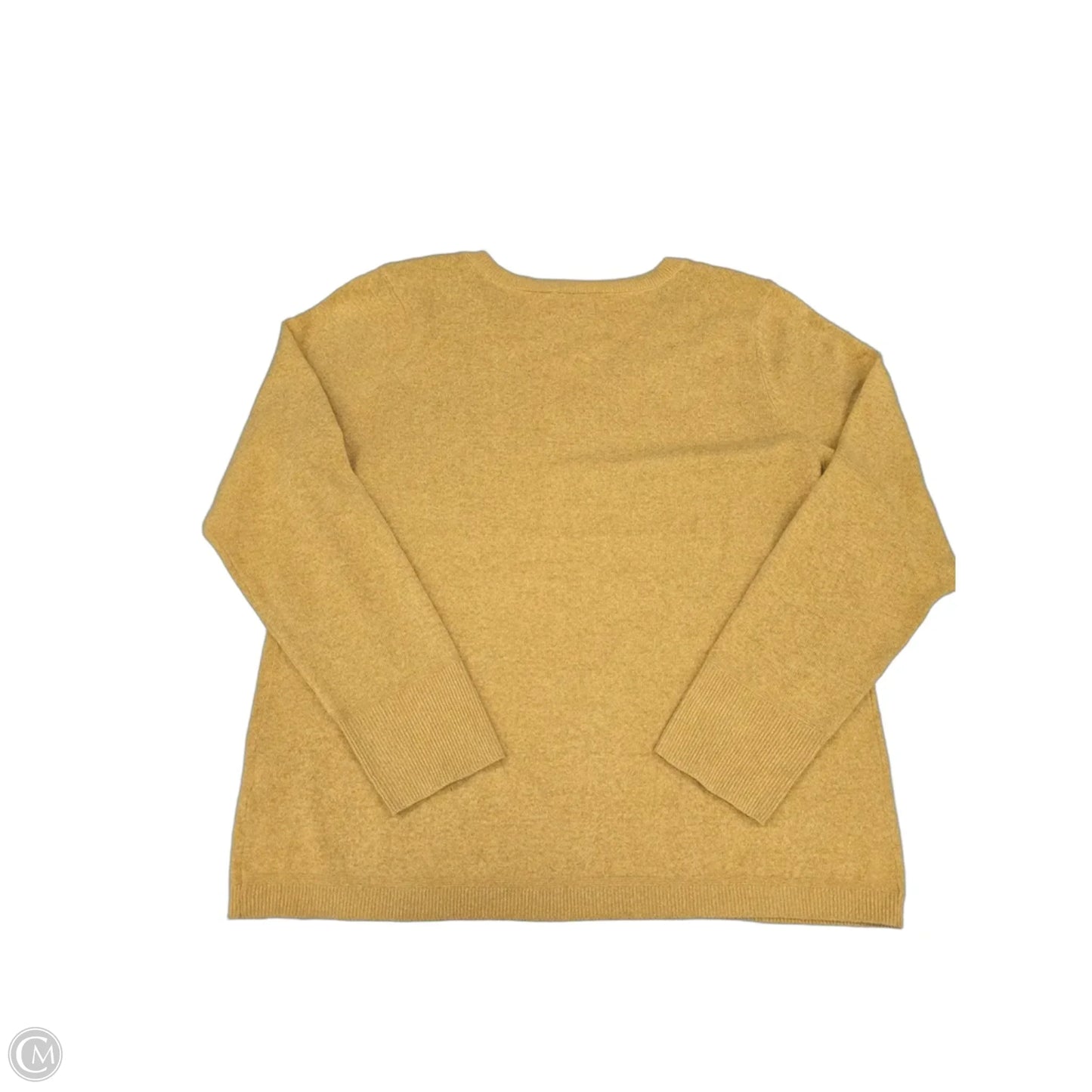 Top Long Sleeve By Croft And Barrow In Yellow, Size: L