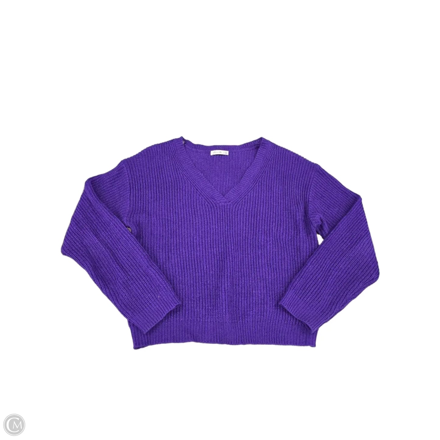 Sweater By Active Usa In Purple, Size: M