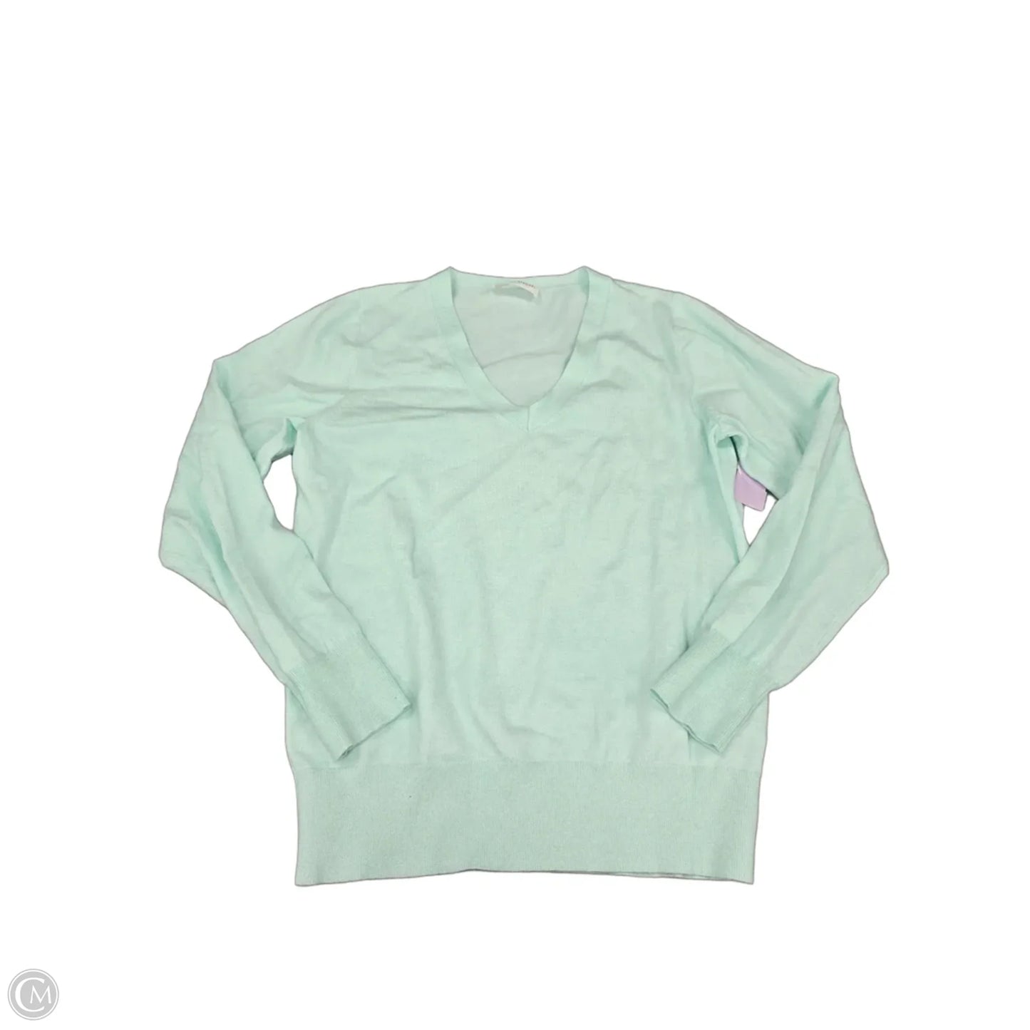 Top Long Sleeve By Cmf In Teal, Size: L
