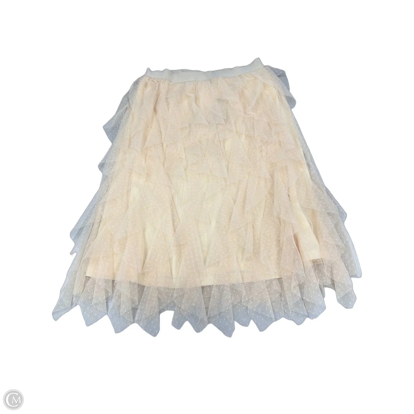 Skirt Midi By Gigio In Cream, Size: L