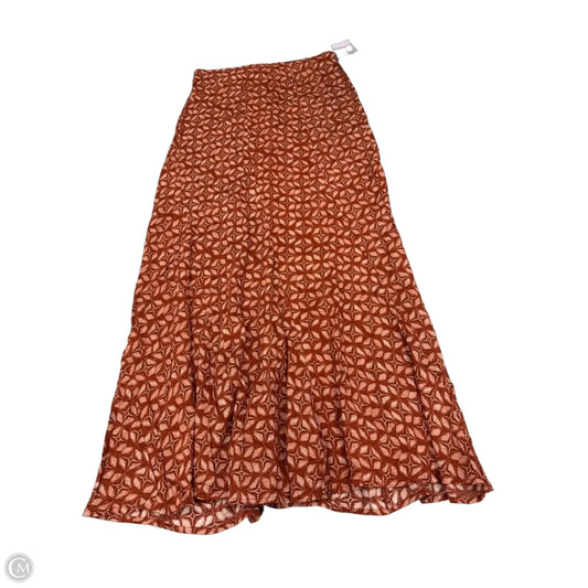 Skirt Maxi By Maurices In Orange, Size: S