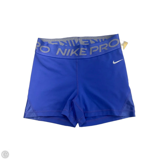 Athletic Shorts By Nike In Blue, Size: S