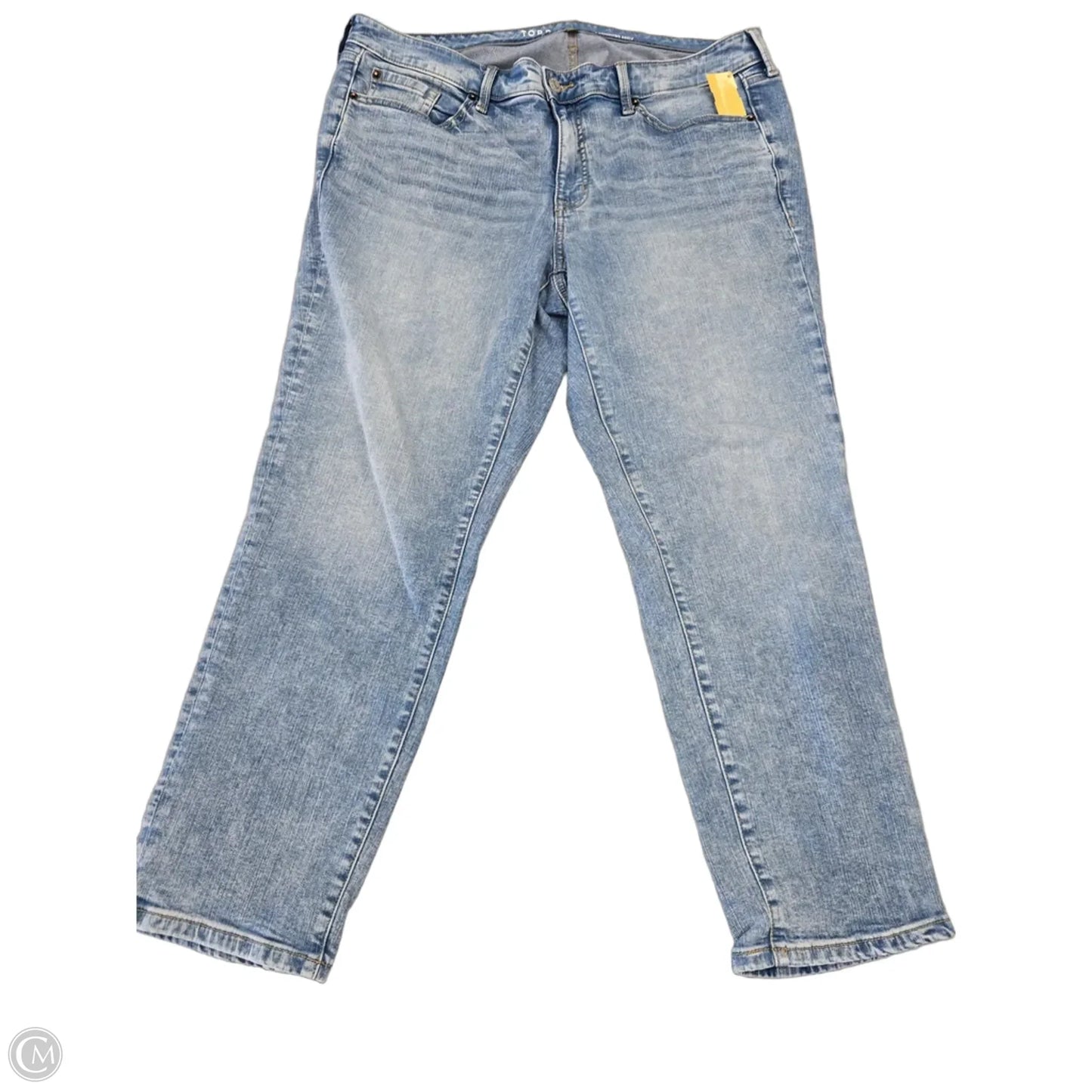 Jeans Boyfriend By Torrid In Blue Denim, Size: 16