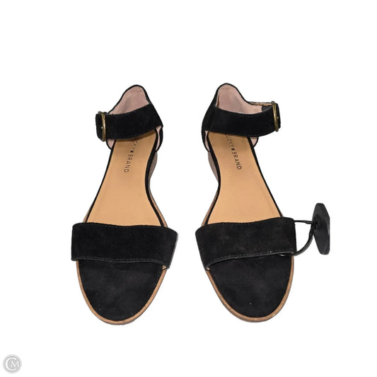 Shoes Heels Wedge By Lucky Brand In Black, Size: 7.5
