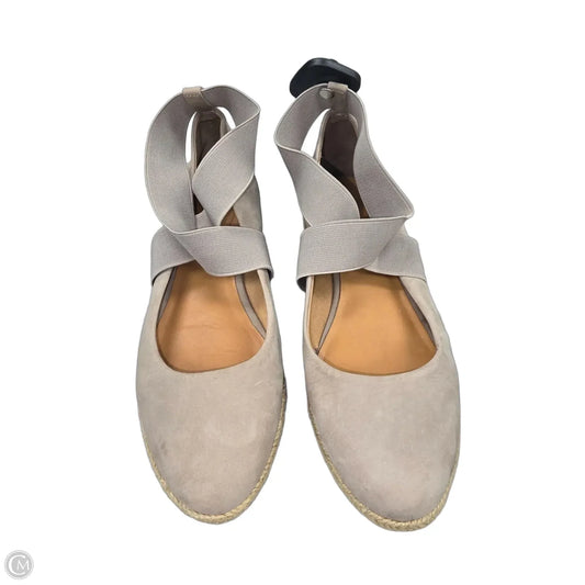Shoes Heels Wedge By Corso Como In Taupe, Size: 7.5