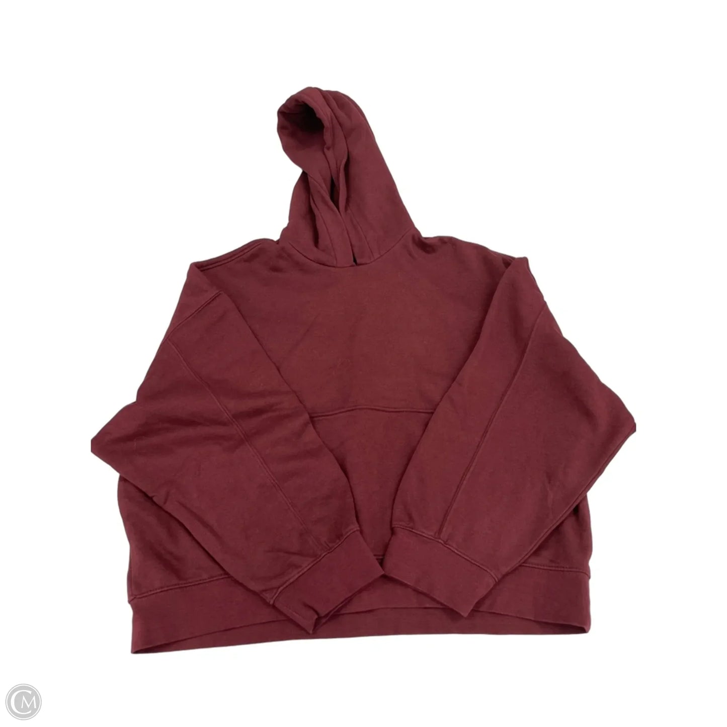 Sweatshirt Hoodie By Divided In Red, Size: L