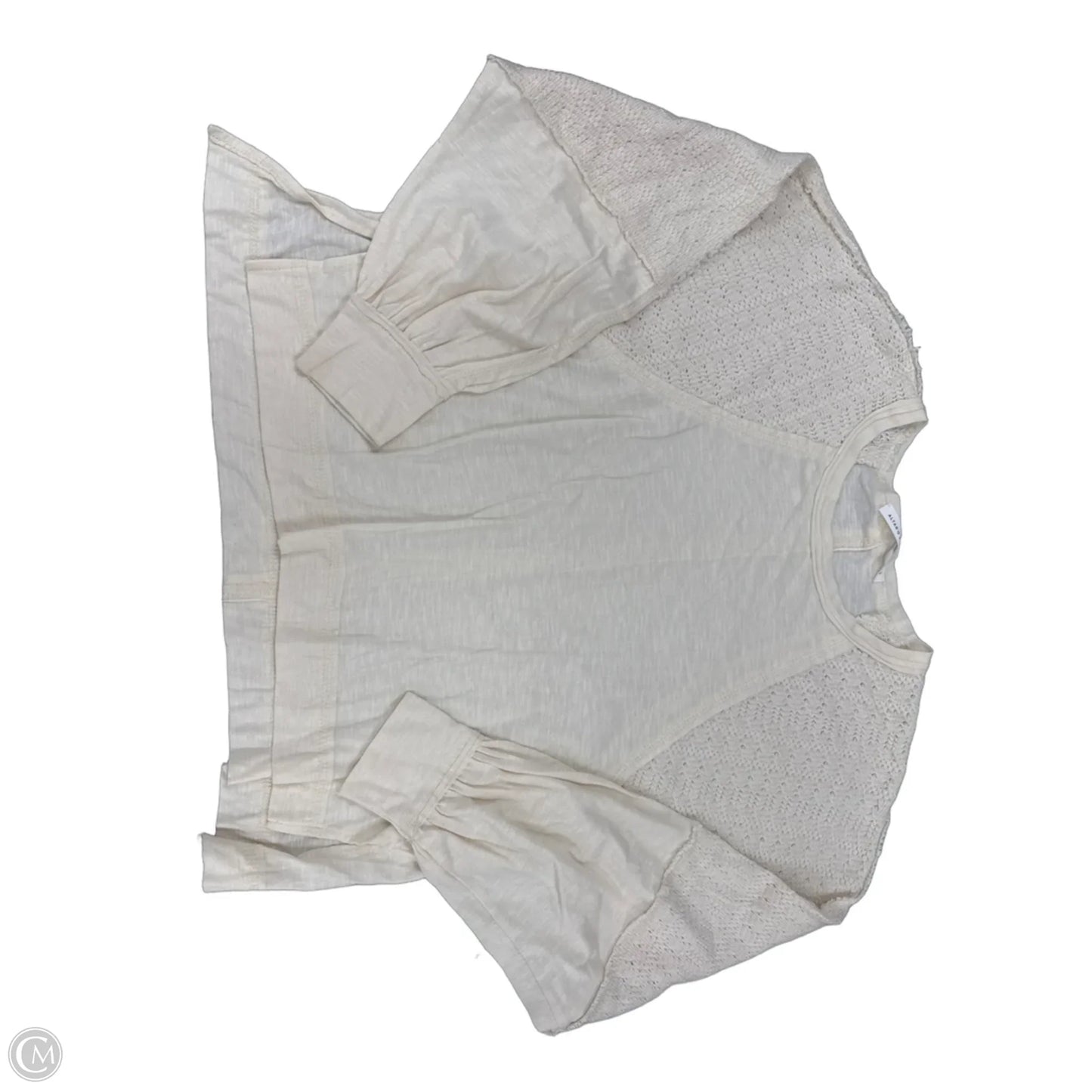 Top Long Sleeve By Altard State In Ivory, Size: Xs