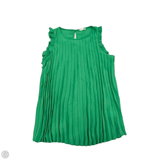 Top Sleeveless By Maurices In Green, Size: Xl