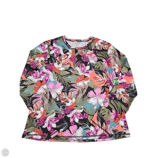 Top Long Sleeve By Roxy In Multi-colored, Size: Xxl