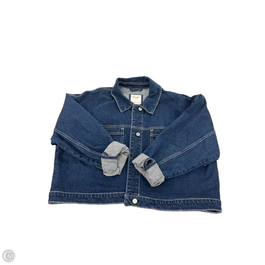 Jacket Denim By Abercrombie And Fitch In Blue, Size: Xl