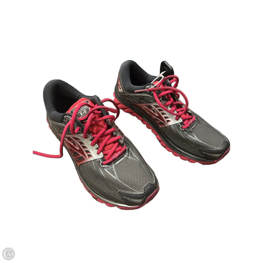 Shoes Athletic By Brooks In Grey & Pink, Size: 9.5