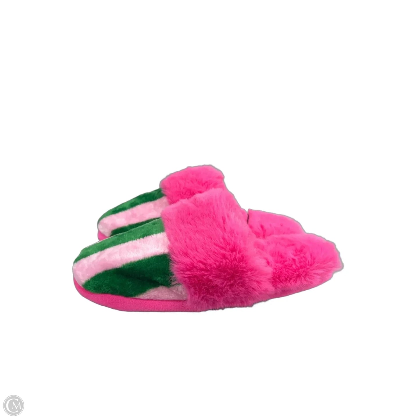 Slippers By Shiraleah In Green & Pink, Size: 9.5
