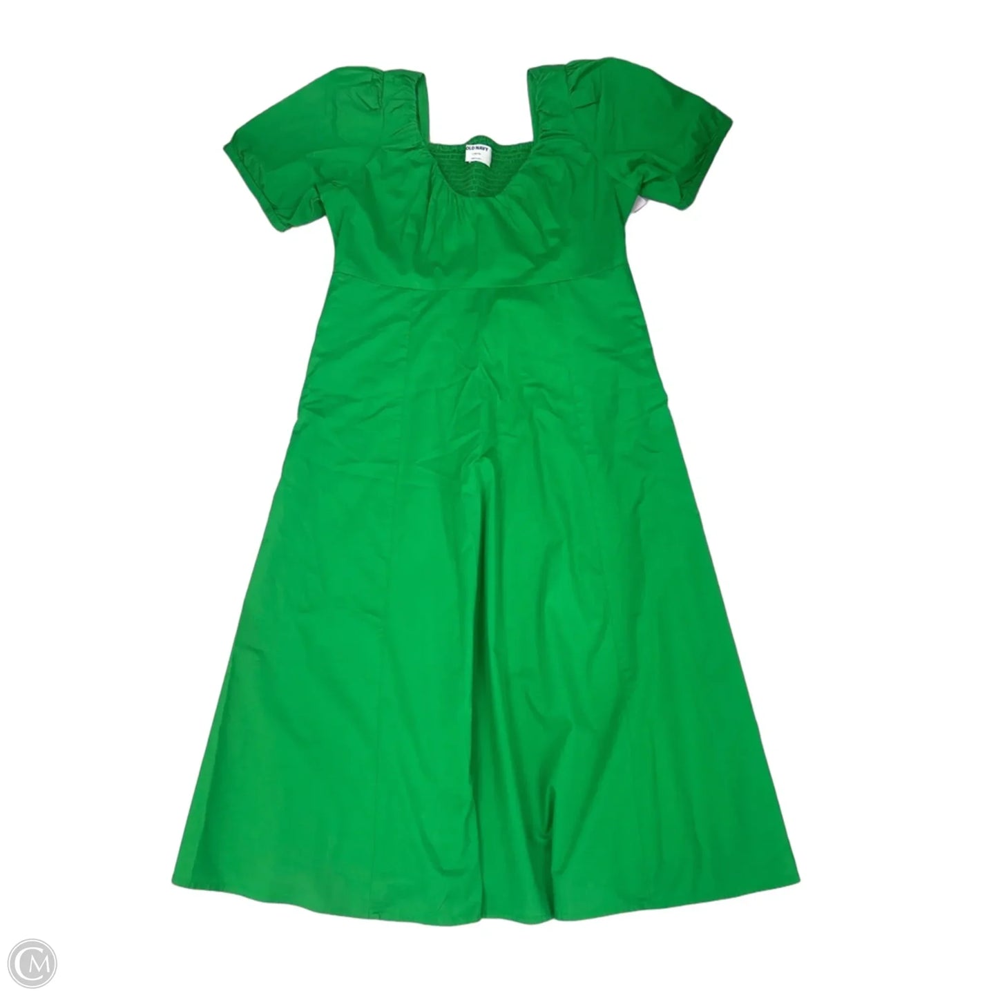 Dress Casual Midi By Old Navy In Green, Size: Lp