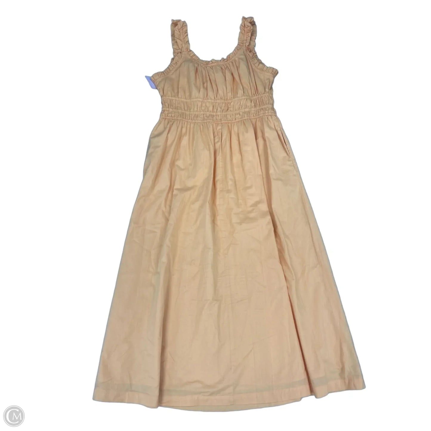 Dress Casual Midi By Old Navy In Orange, Size: M