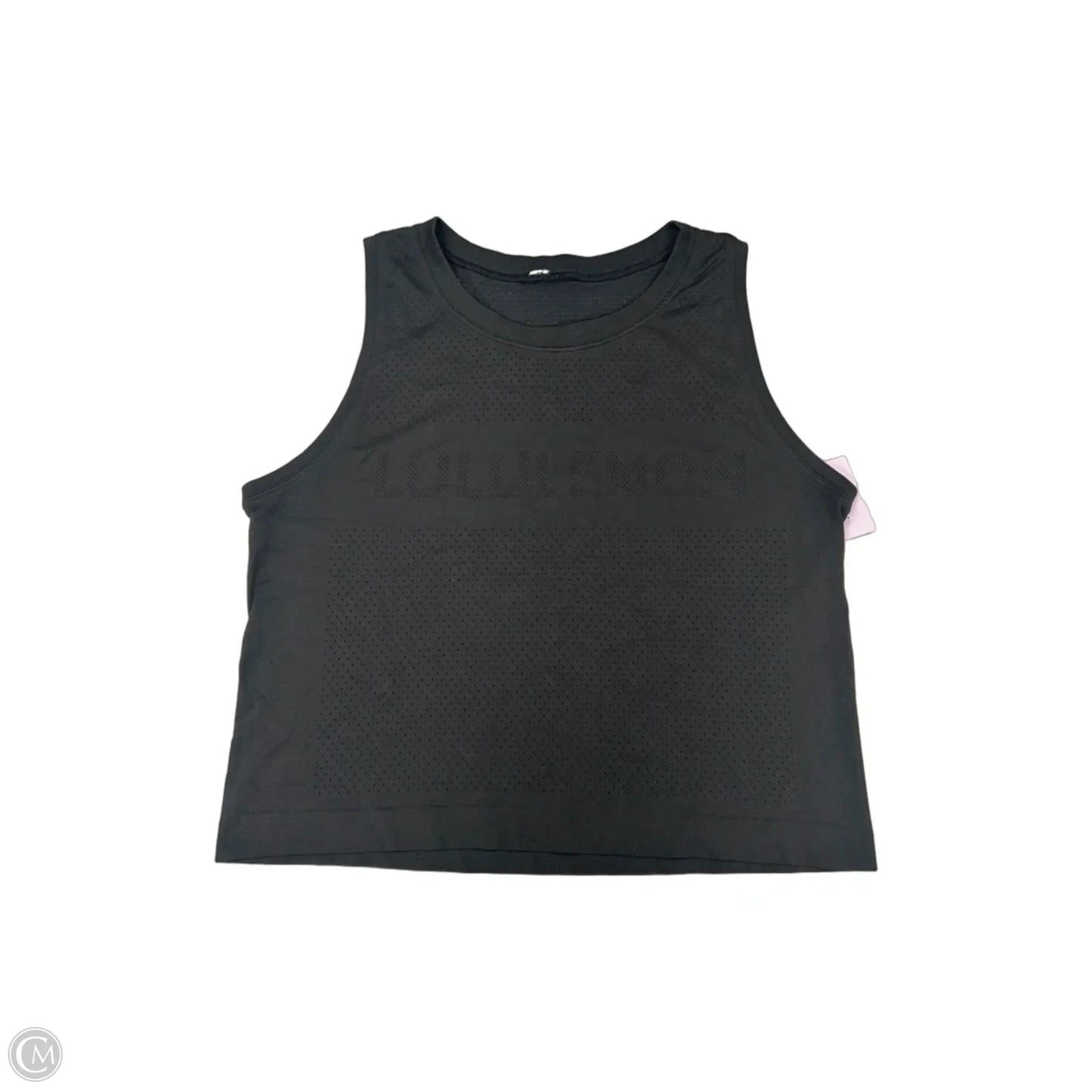 Athletic Tank Top By Lululemon In Black, Size: M