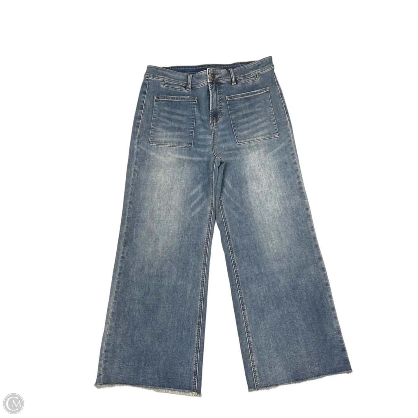Jeans Wide Leg By Cme In Blue, Size: Xl
