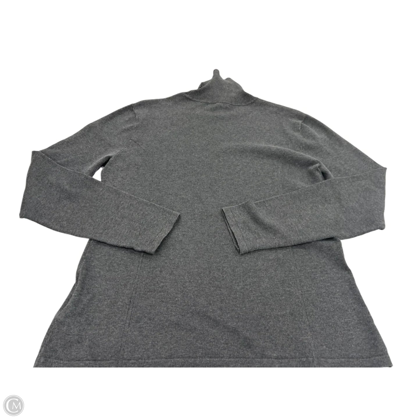 Top Long Sleeve By Anne Klein In Grey, Size: Xl