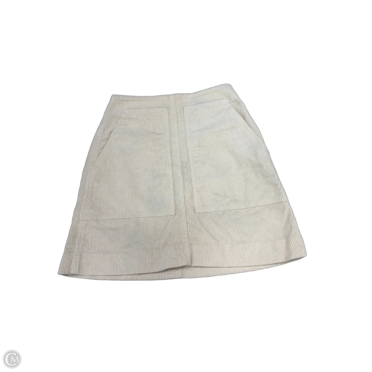 Skirt Mini & Short By Uniqlo In Cream, Size: 0