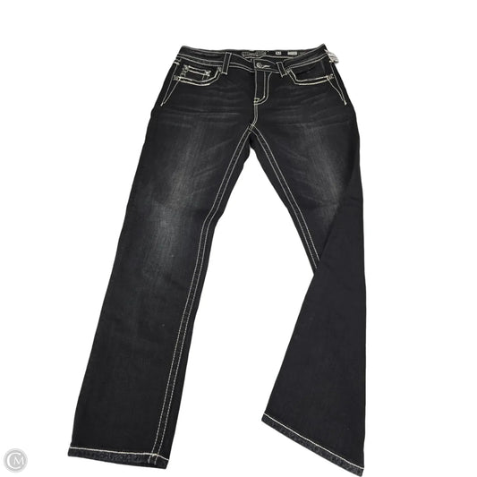 Jeans Straight By Miss Me In Black, Size: 14