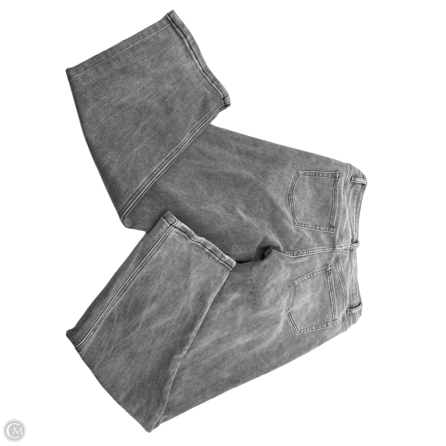 Jeans Straight By Vervet In Grey Denim, Size: 12