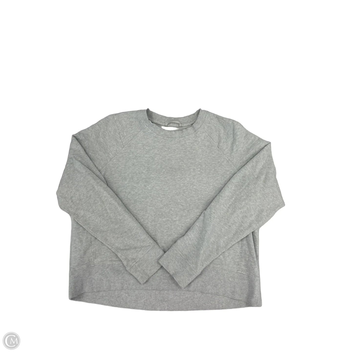 Sweatshirt Crewneck By Lululemon In Grey, Size: L