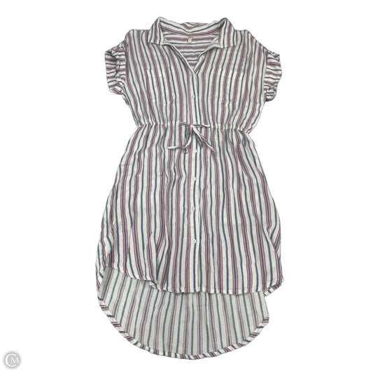 Dress Casual Short By Japna In Blue Red & White, Size: M