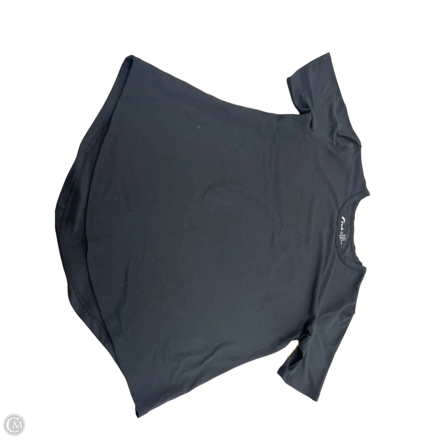 Athletic Top Short Sleeve By Zyia In Black, Size: L