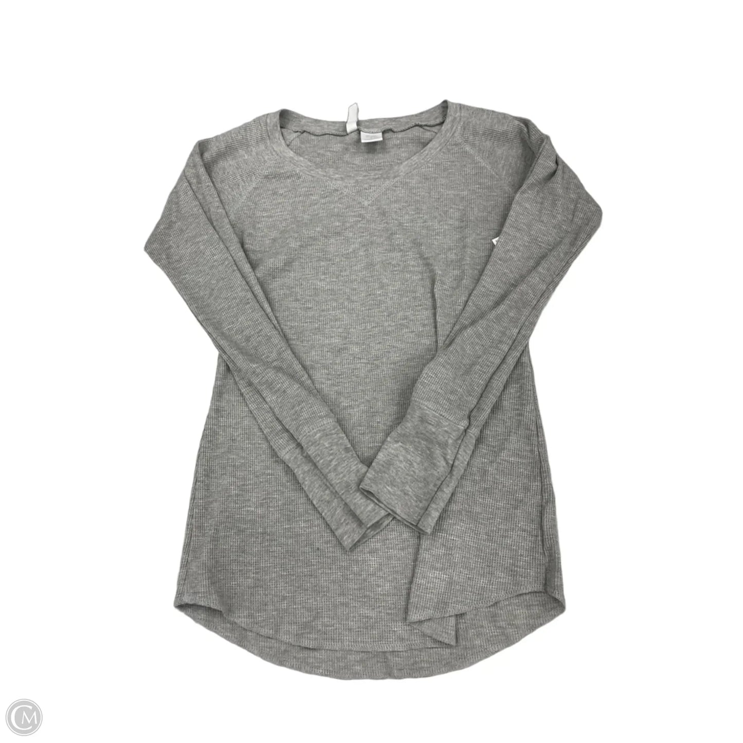 Top Long Sleeve By Full Tilt In Grey, Size: L