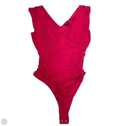 Bodysuit By Express In Pink, Size: M